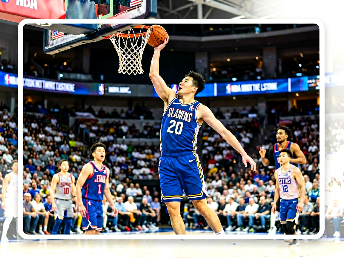 篮球赛事新闻图片展示NBA比赛精彩扣篮画面